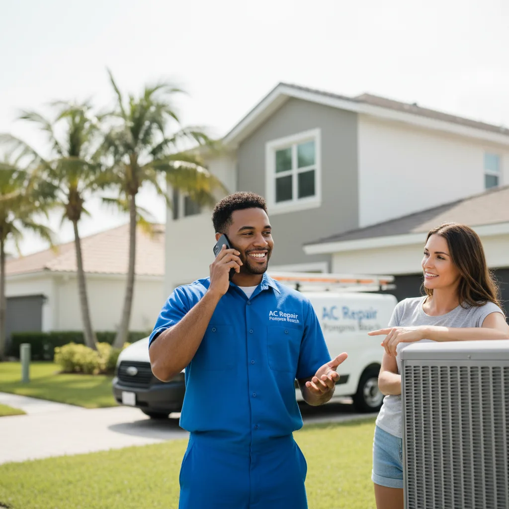 AC Repair Pompano Beach customer support in Evans City